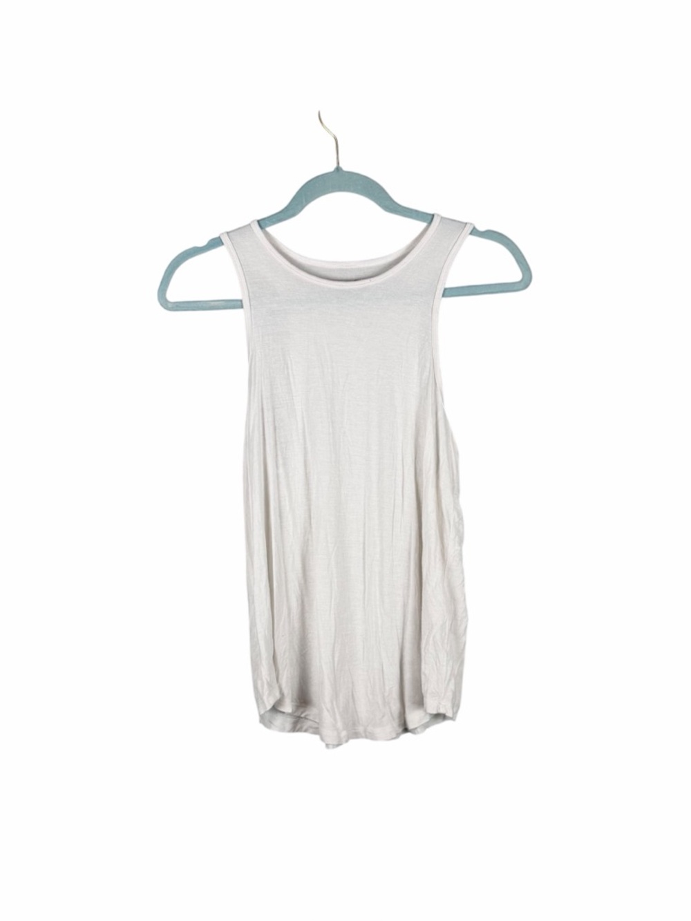 Hollister Easy Tank White Racerback Sleeveless Top Size S